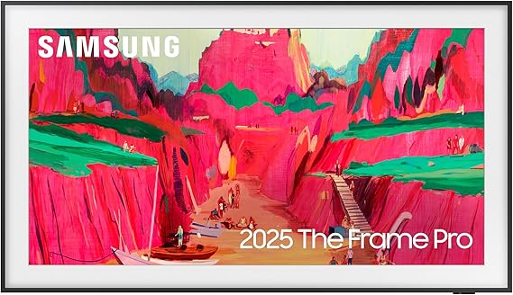 Samsung 75" The Frame Pro LS03WF, NQ4 AI Gen3 Processor, NEO QLED, Matte Display, Modern Frame Design &amp; Art Mode, Samsung Vision AI, 2025 [Energy Class G]