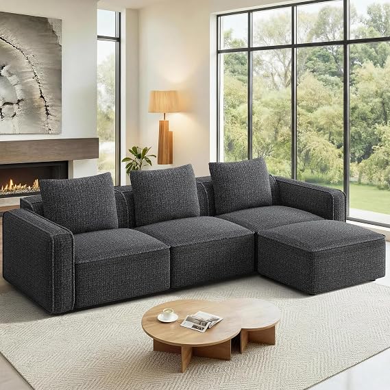 Welzona 103" Modular Sectional Sofa, Sectional Couch, Sofas for Living Room
