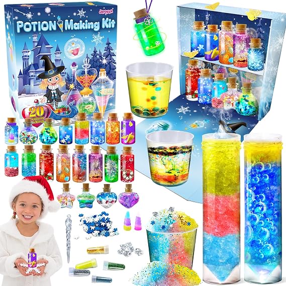 JOPSHEEN Potion Making Kit for Kids, 20 Bottles Potions, Christmas Birthday Gifts for Girls Boys