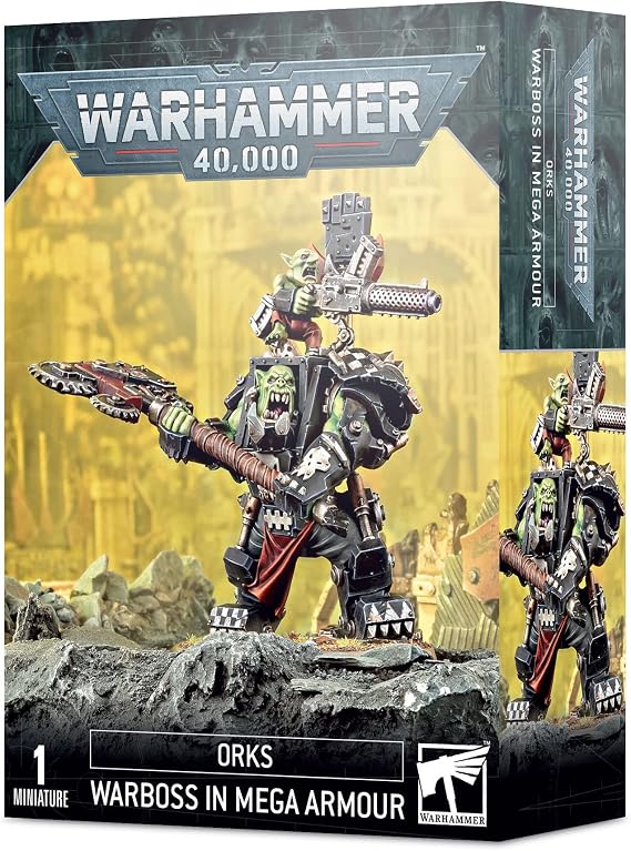 Games Workshop - Warhammer 40,000 - Orks: Ork Warboss In Mega Armour