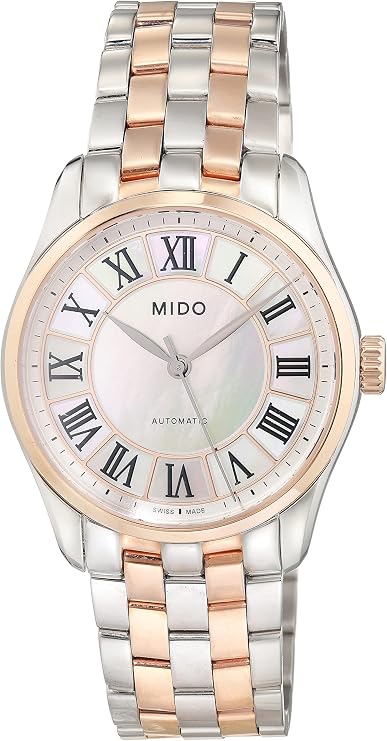 MIDO Belluna Lady - Swiss Automatic Watch for Women - Mother of Pearl Dial - Case 32mm - M0242072211000