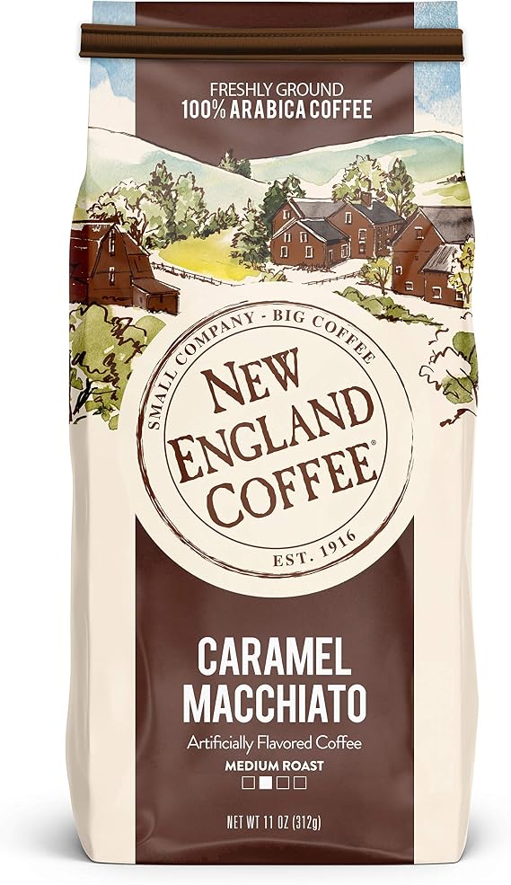 New England Coffee Caramel Macchiato, 11 Ounce