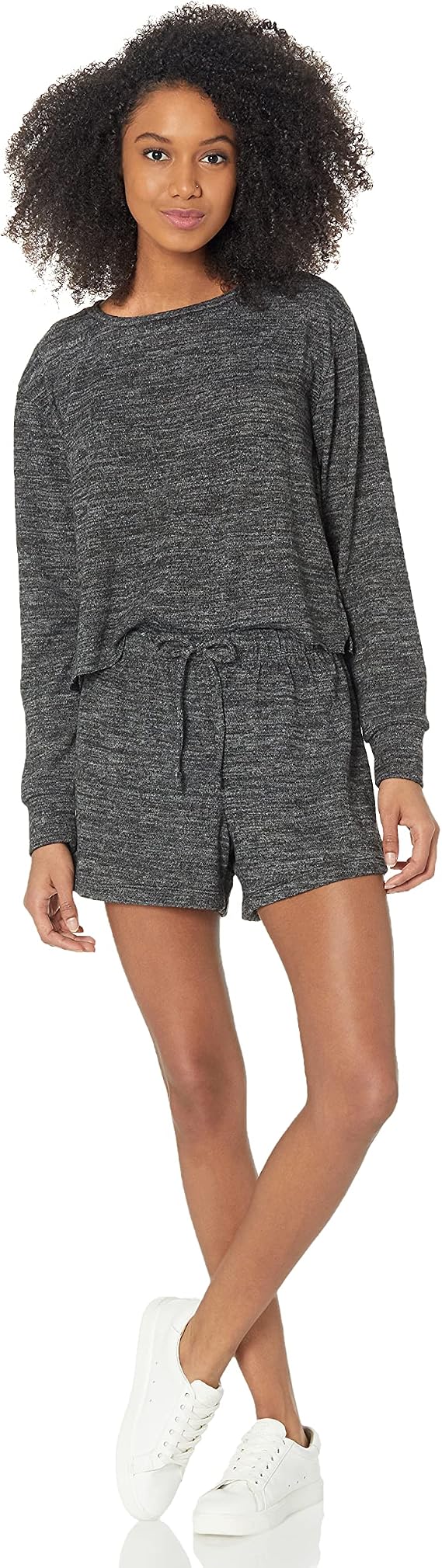 Catherine Malandrino Sweatshirt & Short Lounge Set