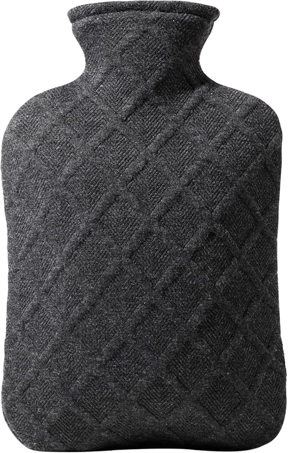 FORICOM 2L Hot Water Bottle, PVC Heating Pad, 6-Hour Heat Retention