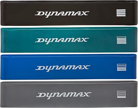 Dynamax Mini Band Set, Black, Green, Blue & Grey