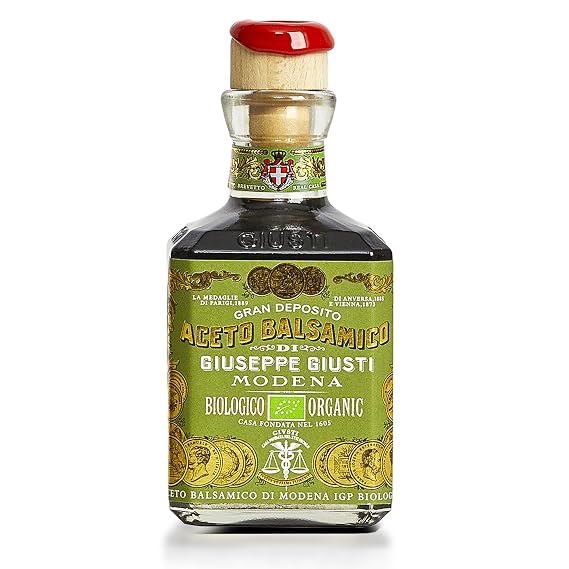 Giusti 3 Gold Organic Balsamic Vinegar of Modena IGP - 8.45 fl oz