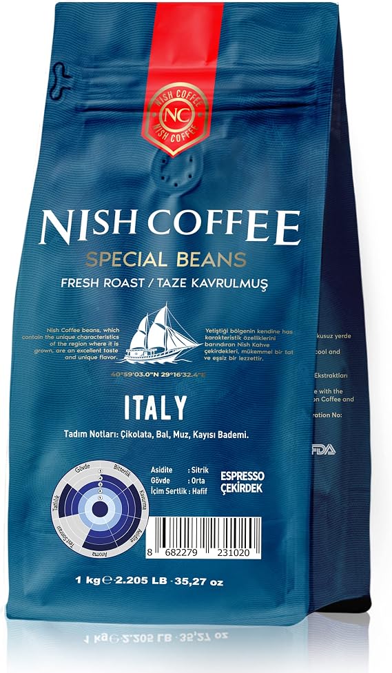 Nish Espresso Coffee Italy 1 Kg- Bean