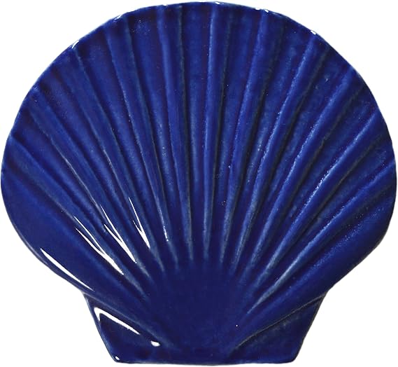 Mini Seashell Ceramic Swimming Pool Mosaic (5", Blue)