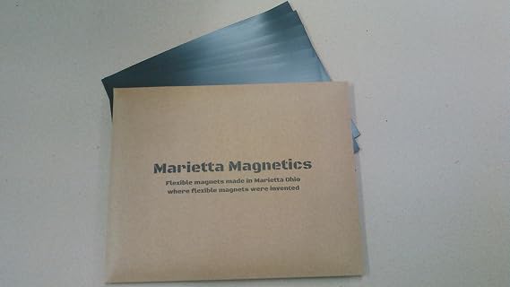 Marietta Magnetics - 25 Magnetic Sheets of 4" x 6" Adhesive (30 mil)