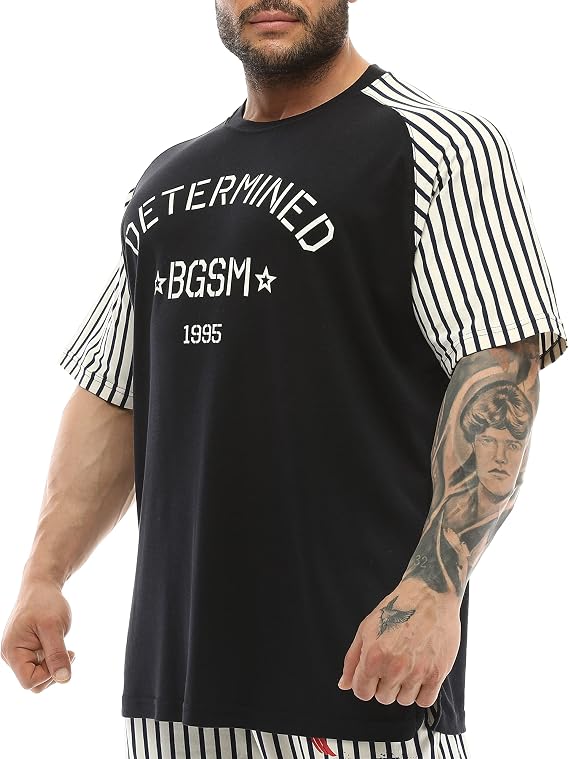 Men's Active T-Shirt Wide Cut Rag Top