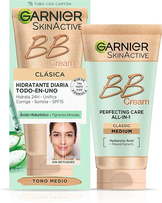 Garnier SkinActive BB Cream Classic Perfecting Prodigious Medium, 50 ml