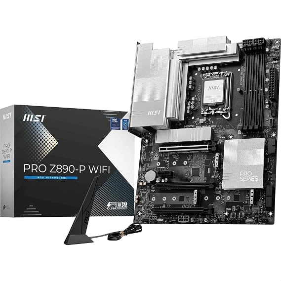 MSI PRO Z890-P WIFI SOCKET 1851 DDR5 9200MHZ(OC) USB 20Gbps 4xM.2 1xTB4 HDMI DISPLAY 5G LAN WIFI 7 ATX