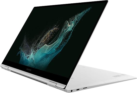 SAMSUNG Galaxy Book2 Pro 360 2-in-1 Laptop Computer/Windows 11 Pro/15.6 FHD AMOLED Touchscreen / 16GB|512GB/ 12th Gen Intel Core i7-1260P Processor, S-Pen, 2022 Model, NP954QED-KJ2US, Silver