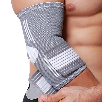 NeoTech Care Elbow Support Brace (Gray, Size S, 1 Unit)