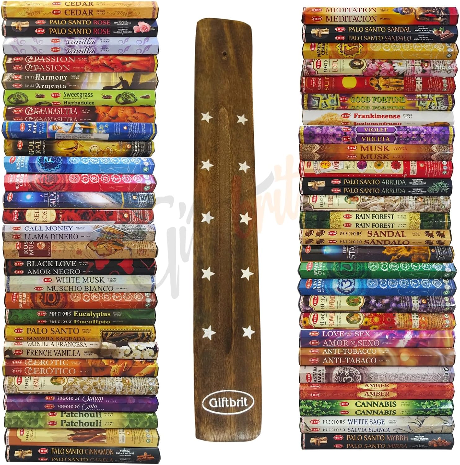 Hem Incense Sticks Various Fragrances 14 Packs & Stamford Shakti Single Pack Total 300 Sticks15 Packs x 20 Sticks | Best for Meditation,Yoga,Aroma Therapy, Relaxation