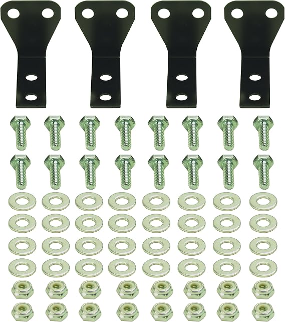 Derale 50020 Stacked Plate Cooler Mounting Bracket Kit 10 Row Core