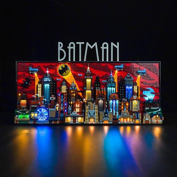 Update Version LED Light Set for Lego 76271 Batman: The Animated Series Gotham City (No Lego), Decoration Lighting Set [Energy Class A]