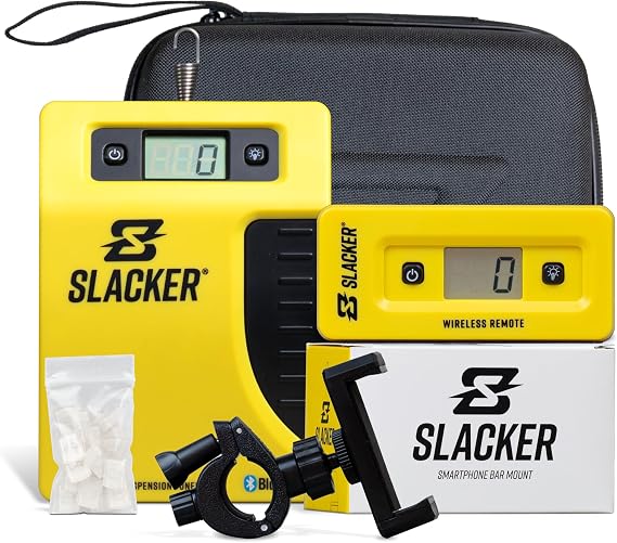 Slacker Ultimate Suspension Tuning Kit Digital Suspension Tuner for Dirt, Street, Adventure & Mountain Bikes with Real-Time Bar Display