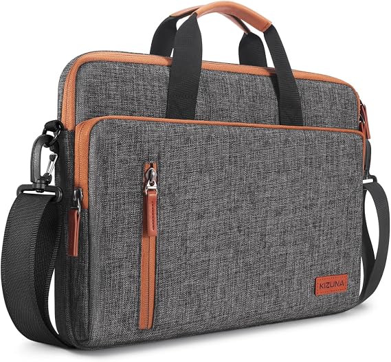 KIZUNA Laptop bag Case 12.5 Inch Shoulder briefcase Handbag For MacBook Air 13 M3 2024/MacBook Pro 14 M2 M1 Pro/13.3" HP Envy x360 13/14" ThinkPad X1 Carbon13.3 Yoga Slim 7i Carbon, Brown