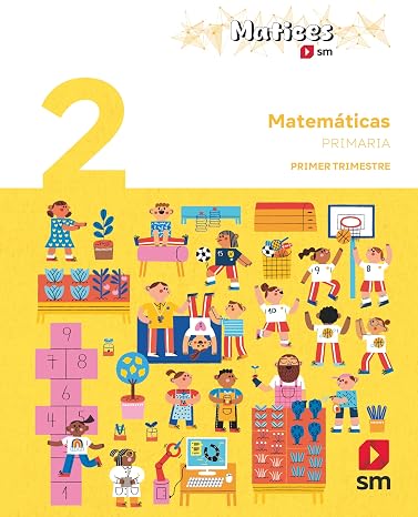 Matemáticas. 2 Primaria. Trimestres. Matices