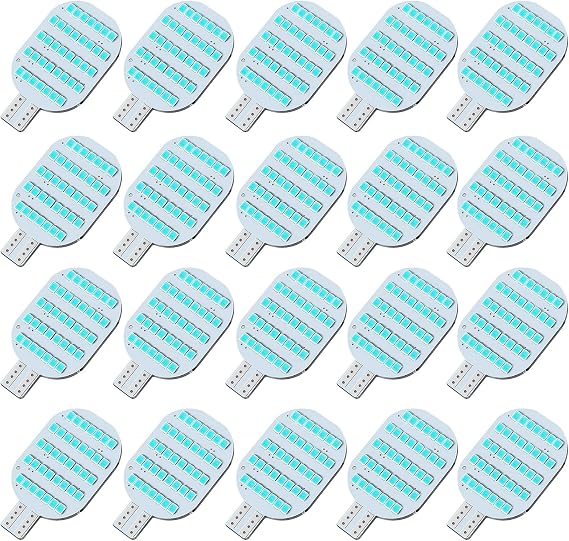 T10 921 922 912 Interior LED Light Bulbs for 12V RV Ceiling Dome Light RV Indoor Lights Camper Trailer Motorhome Marine Boat Dome Interior Light,Cool White, Pack of 20