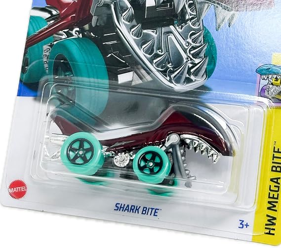 Hot Wheels Let's Race Shark Bite Maroon 2024 HW Megabyte