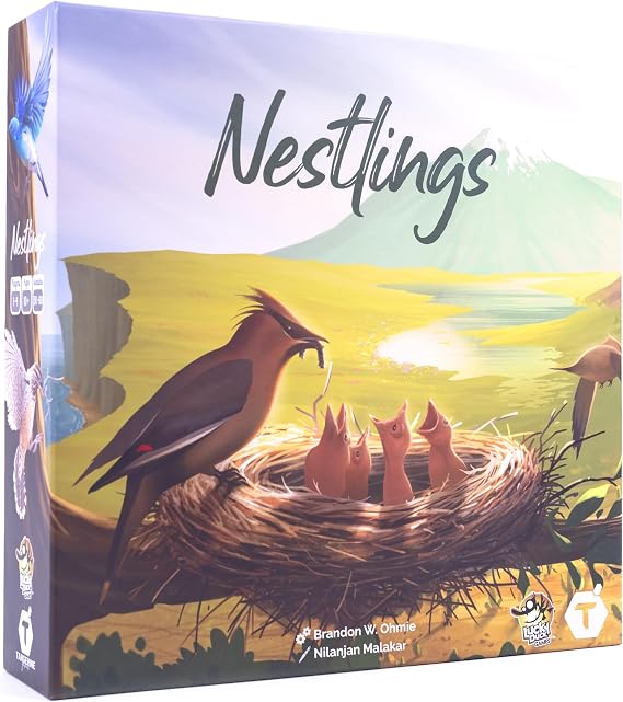 Lucky Duck Games Nestlings | Beautifully Illustrated Strategy Game | 1-4 Players, Ages 10+ | 30-60 Minute Gameplay