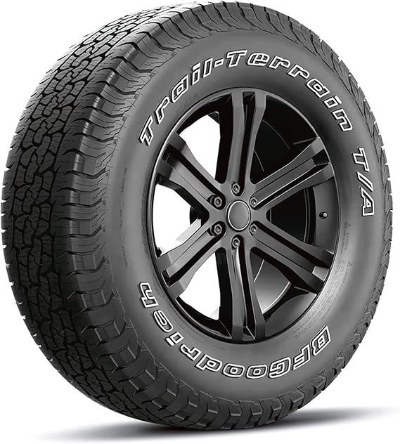 BFGoodrich Trail-Terrain T/A On and Off-Road Tire for Light Trucks, SUVs, and Crossovers, 245/50R20 102H