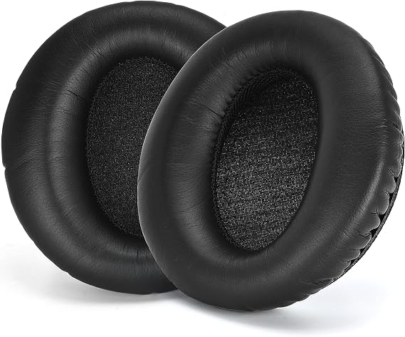 E7 Round Ear Pads - Replacement Ear Cushion Foam Compatible with COWIN E7 / E7 Pro Active Noise Cancelling Headphone, Softer Leather,High-Density Noise Cancelling Foam, (NOT fit SE7 Model)