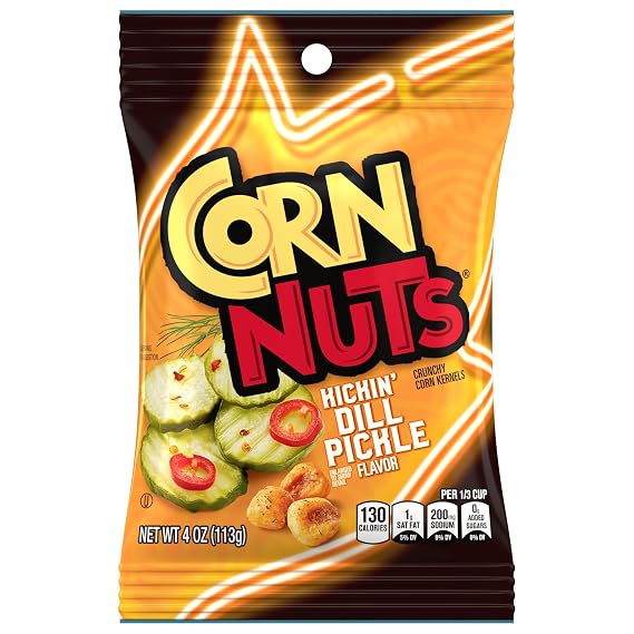 CORN NUTS Kickin Dill Pickle, 4 OZ