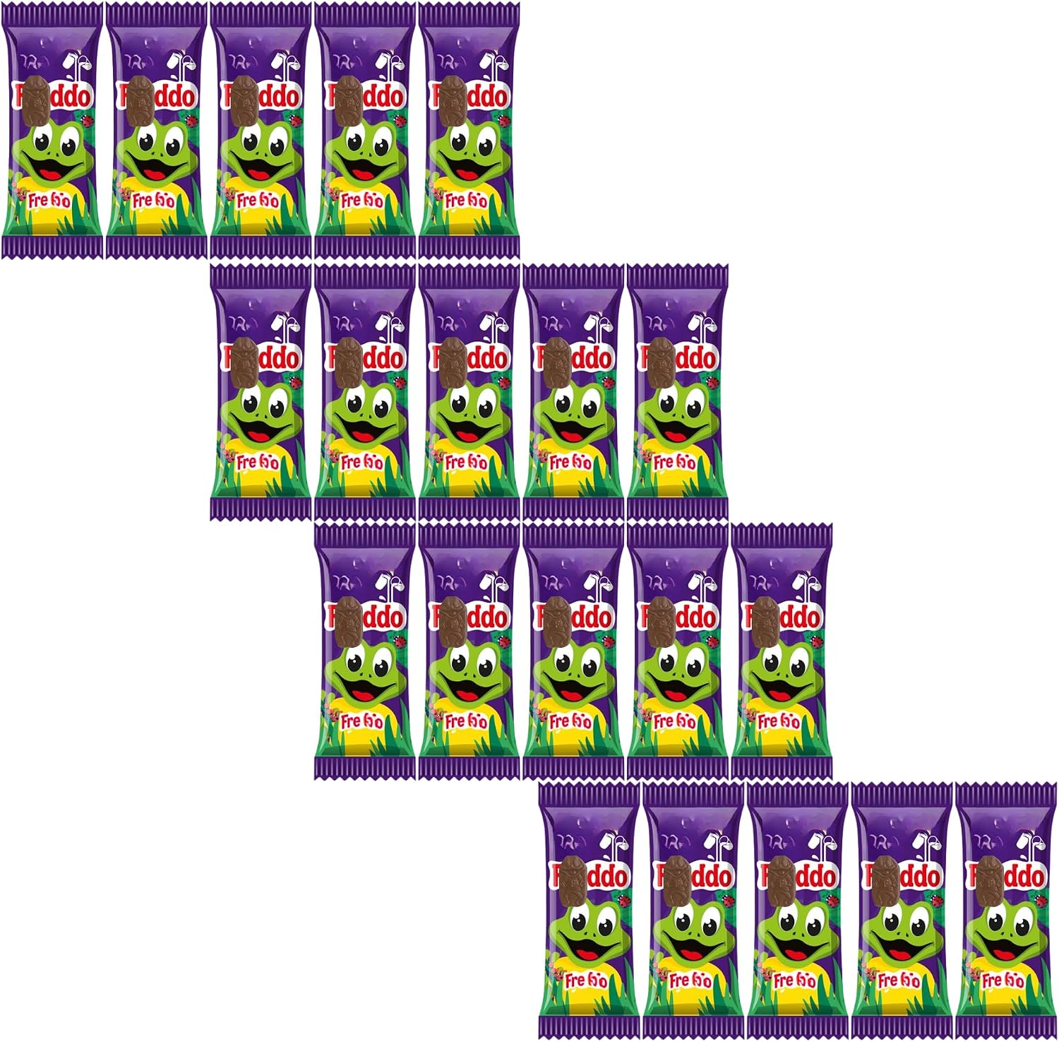 Chocolate Bars Multipack - Fredo Frog Chocolate Bars 18g x 20