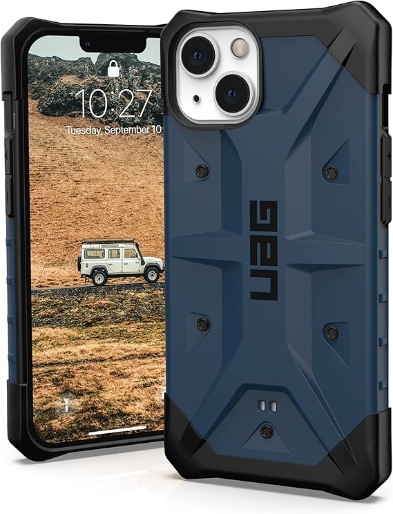 URBAN ARMOR GEAR UAG Designed for iPhone 13 Case Blue Mallard Rugged Lightweight Slim Shockproof Pathfinder Protective Cover, [6.1 inch Screen]