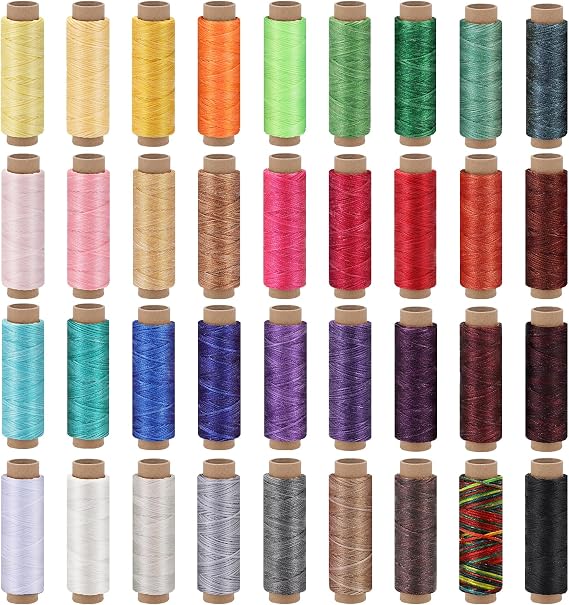 1188 Yards 150D Waxed Thread 36 Colors Leather Sewing Thread