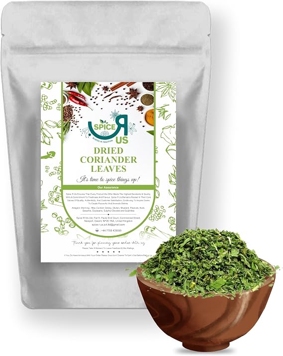 Coriander Leaf | Leaves Dried Cilantro Leaves Premium Quality By Spice R Us 50g-1900g (25g)