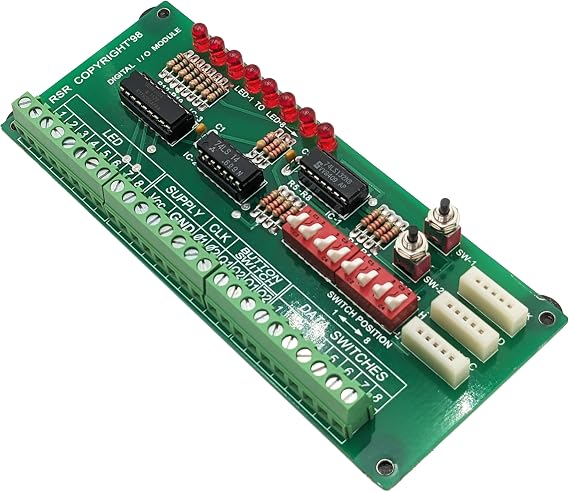 Digital I/O Module for Experimentation and Prototyping of Digital Circuits