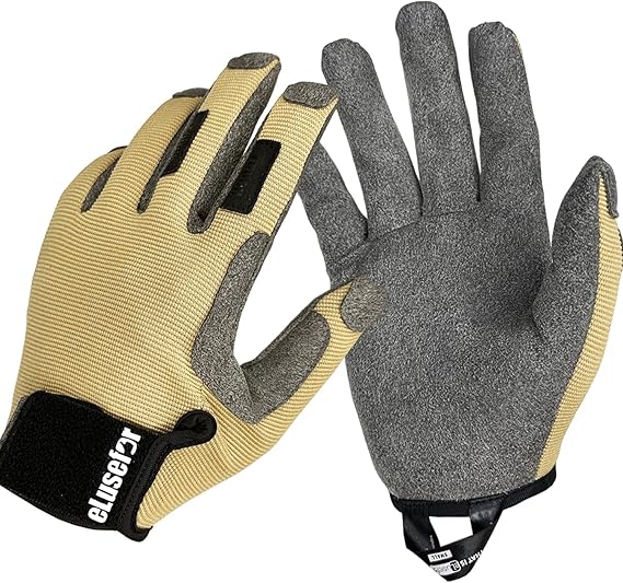 Dexterity Upgraded Utility Gloves Seamless Wrap-Fingers Design & Knuckle Touchscreen Capability