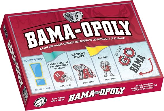 Late for the Sky BAMAOPOLY - University of Alabama Board Game, 2-6 Players
