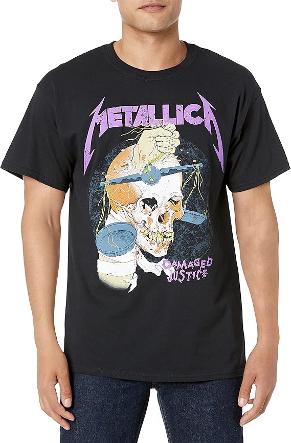 Metallica unisex adult Mt-50040188-sm T Shirt, Black, Small US