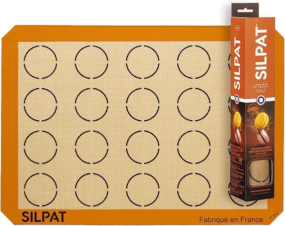 Silpat The Original Perfect Macaron Non-Stick Silicone Baking Mat, 11-5/8" x 16-1/2"