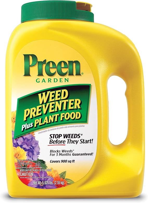 Preen Garden Weed Preventer Plus Plant Food 5.625 lb. Covers 900 sq. ft.