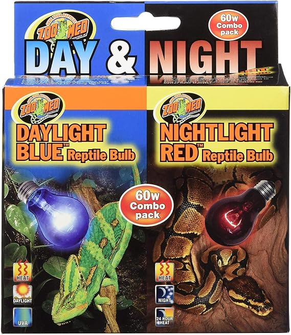 Zoo Med Day & Night Reptile Bulb Combo Pack