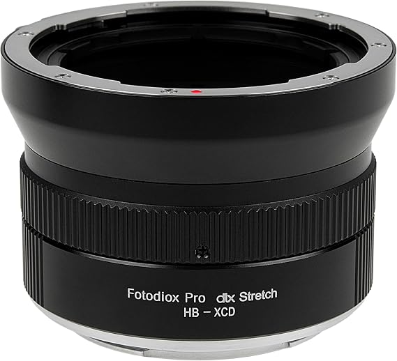 Fotodiox DLX Stretch Adapter Compatible with Hasselblad V-Mount Lens for Hasselblad X-System (XCD) Cameras, Featuring Macro and Rear Filter Capabilities