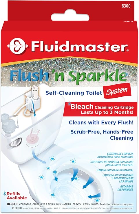 Fluidmaster Flush 'n Sparkle Automatic Toilet Bowl Cleaning System