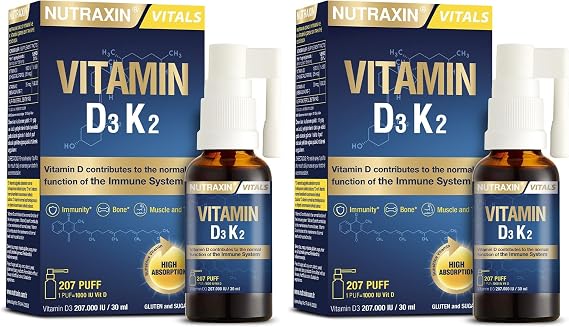 Nutraxin D3K2 Vitamin 30 Ml (2 paketi)