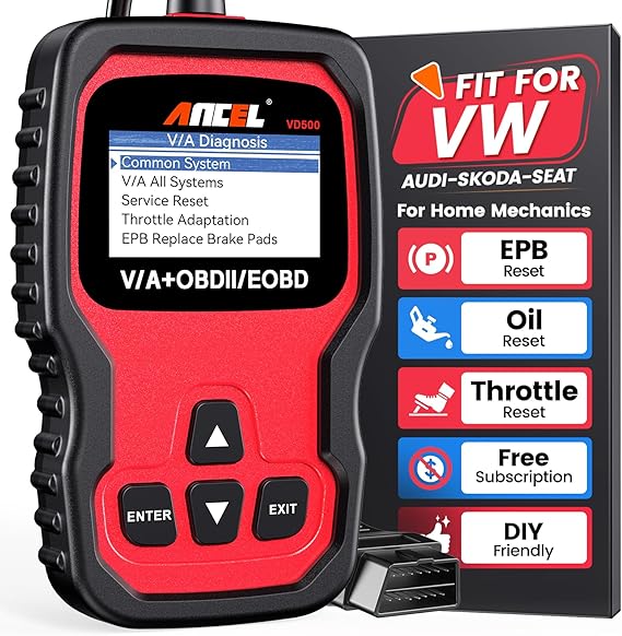 ANCEL VD500 OBD2 VW/AUDI/SKODA/SEAT Diagnostic Tool