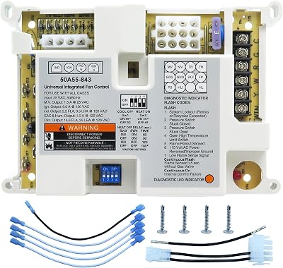 50A55-843 Furnace Control Board Furnace,Suitable for White Rodgers 50A55-843