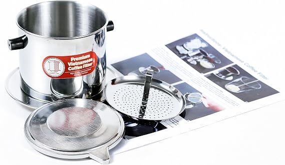 Vietnamese Dripper Filter. is Suitable for Trung Nguyen Coffee (1, X-Large) (in Many Sizes)