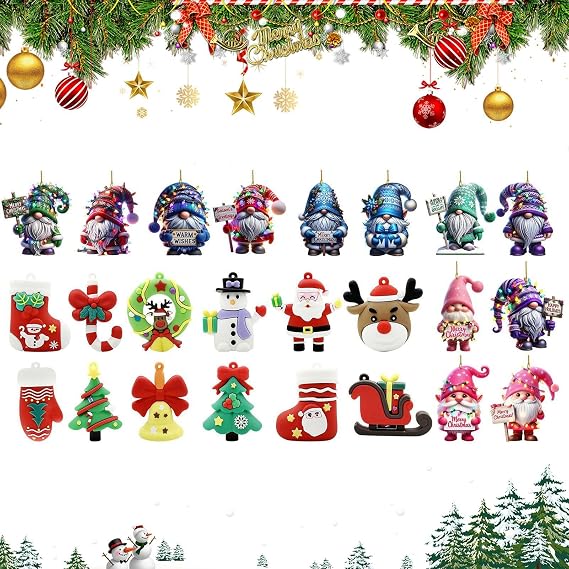 Christmas Advent Countdown 24 Days Countdown Calendar