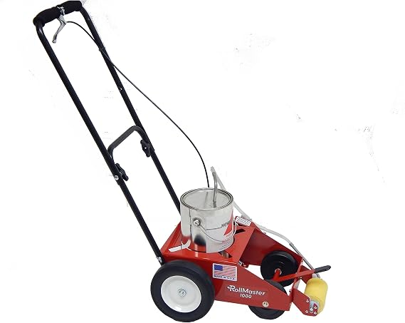 RollMaster 1000 Line Painting Machine (Part #10003856) | Lightweight, Foldable | Includes 4" Roller Kit | for Warehouses, Parking Lots, Playground & Pickleball Courts | Easy Clean-Up | Made in USA