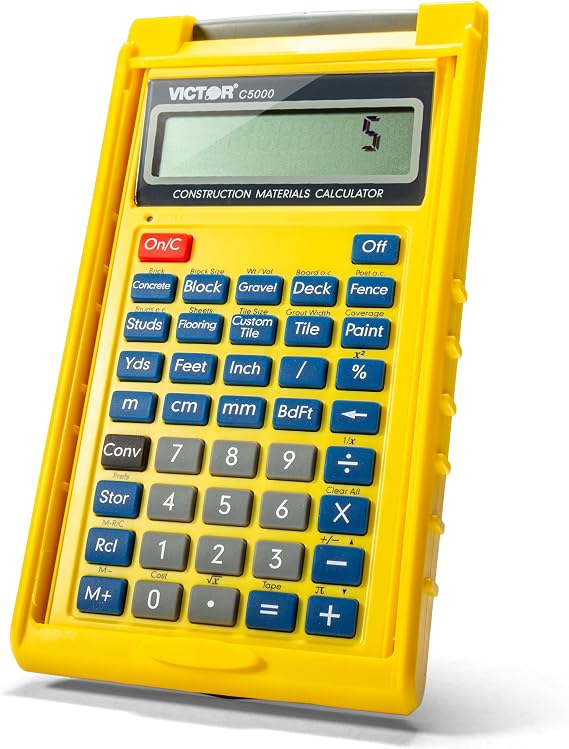 Victor C5000 Construction Materials Calculator with Protective Case